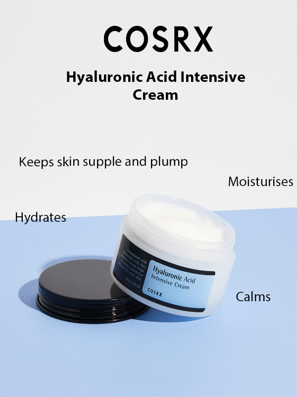 کرم آبرسان هیالورونیک اسید کوزارکس Cosrx Hyaluronic acid intensive cream 100g