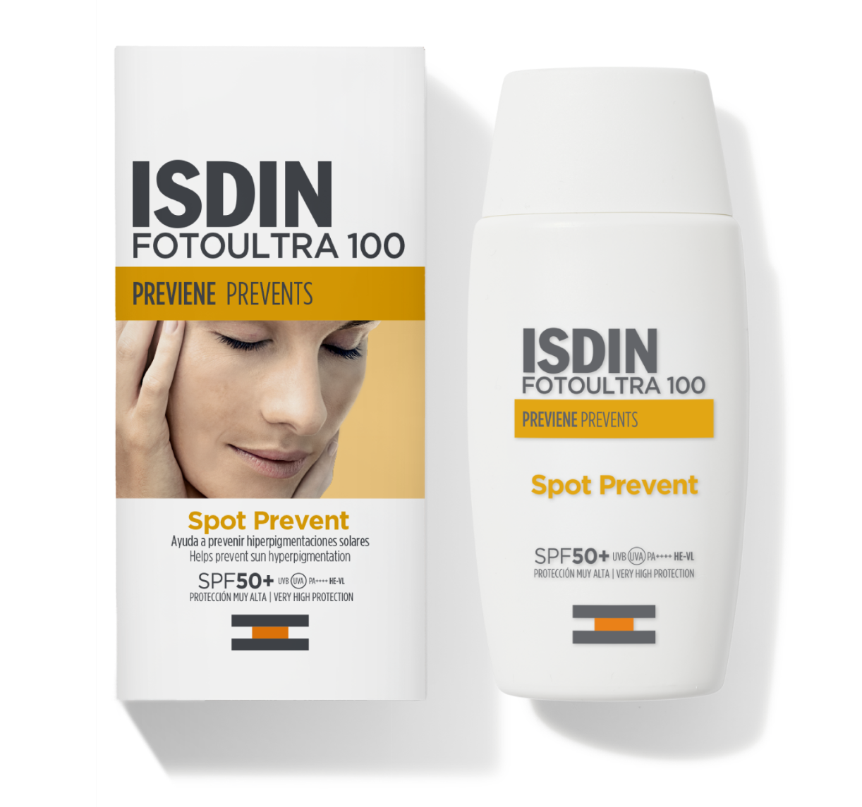کرم ضد آفتاب ضد لک بی رنگ اسپات پریونت ایزدین Isdin Foto Ultra 100 Spot Prevent SPF50 حجم 50 میلی لیتر