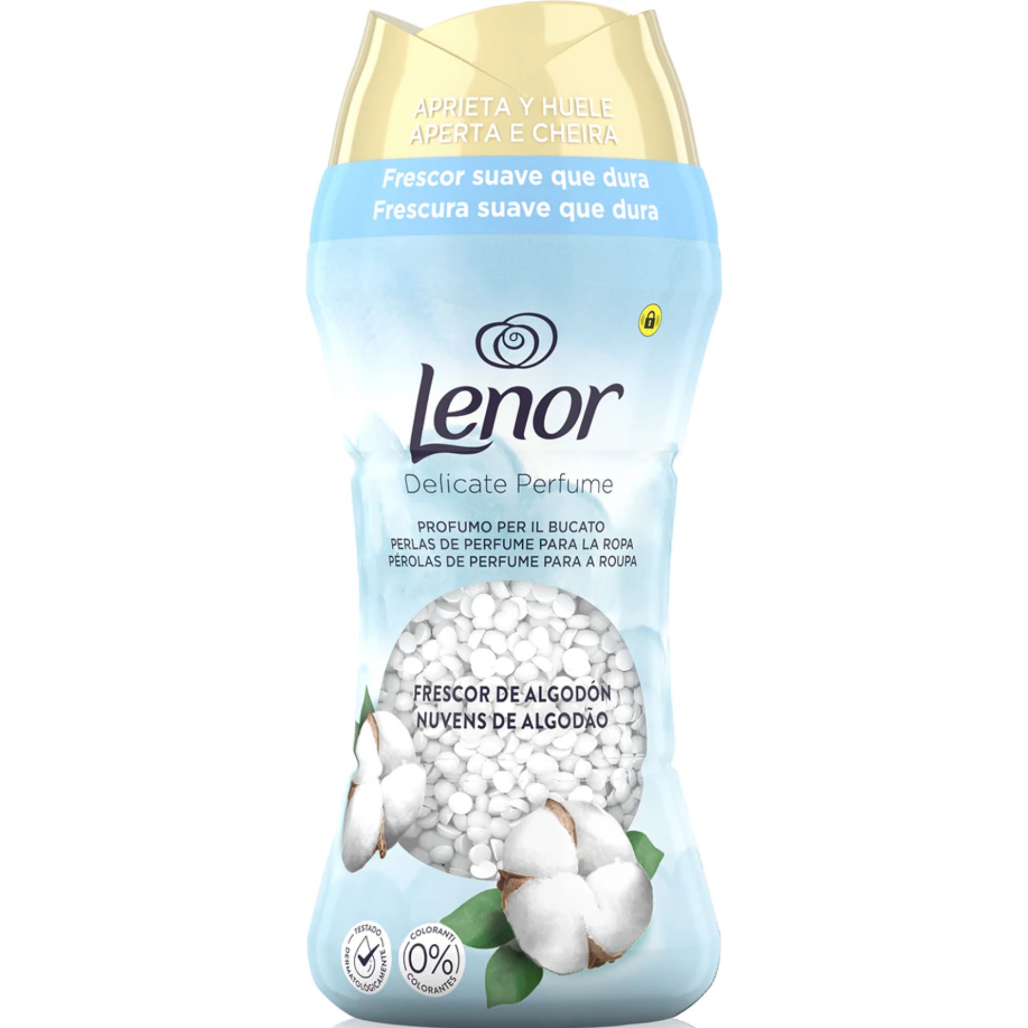 (گرانول) دانه های خوشبو کننده لباس لنور Lenor رایحه Cool Cotton بسته 195 گرمی