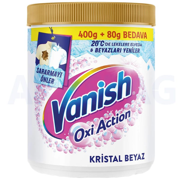 لکه بر لباس ونیش Vanish لباس های سفید 480 گرمی