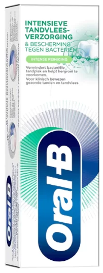 خمیر دندان آنتی باکتریال اورال بی مدل INTENSE CLEAN حجم 75 میل