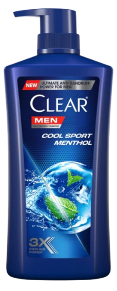 شامپو کلیر پمپی نعنایی ضد شوره برای آقایان مدل Cool Sport Menthol حجم 650 میل