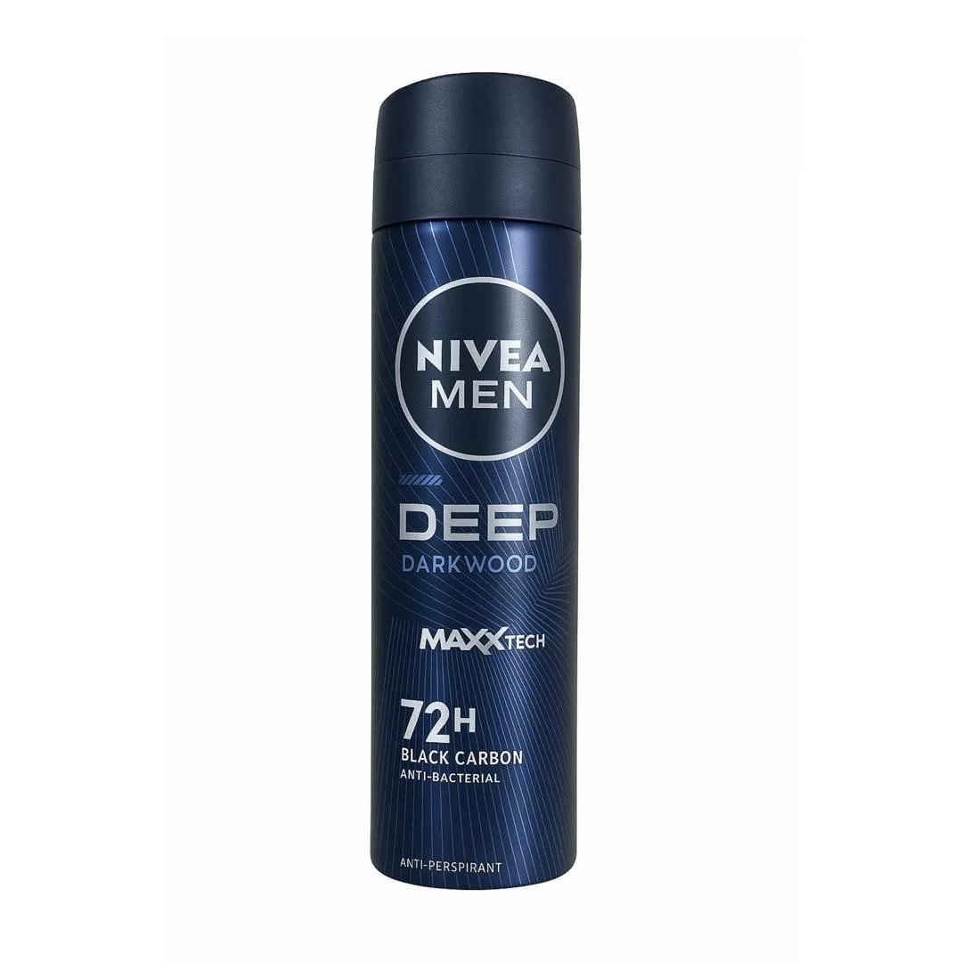 اسپری ضد تعریق مردانه نیوآ Nivea مدل Deep Darkwood حجم 150 ميل