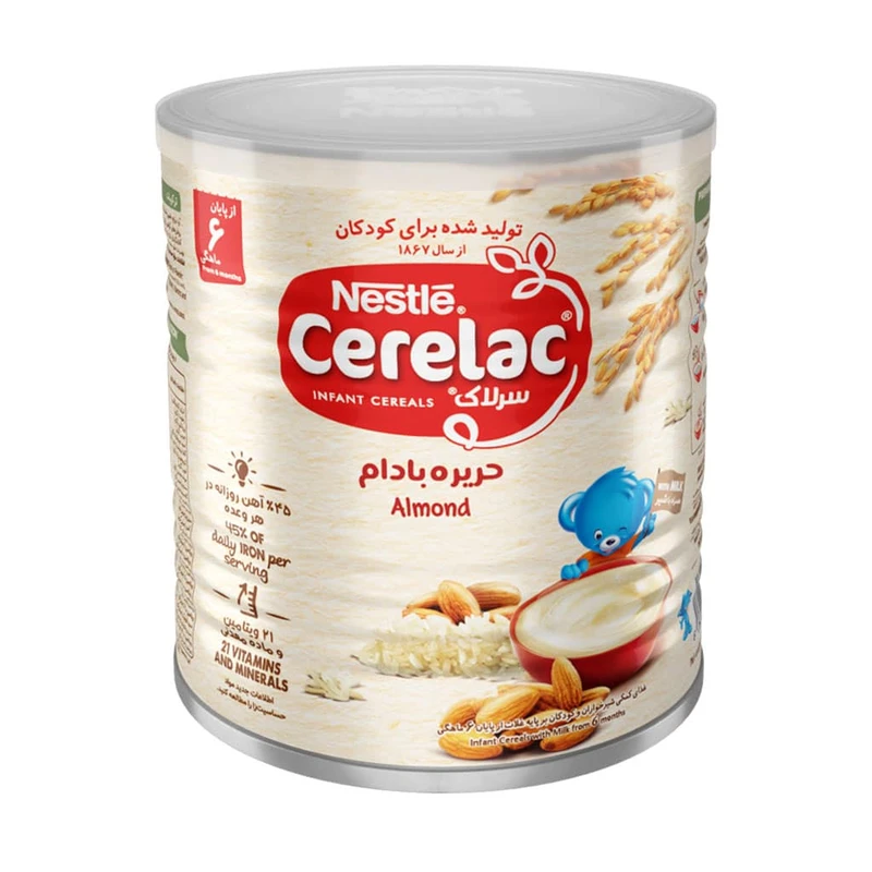 غذای کودک حریر بادام سرلاک - 400 گرم
