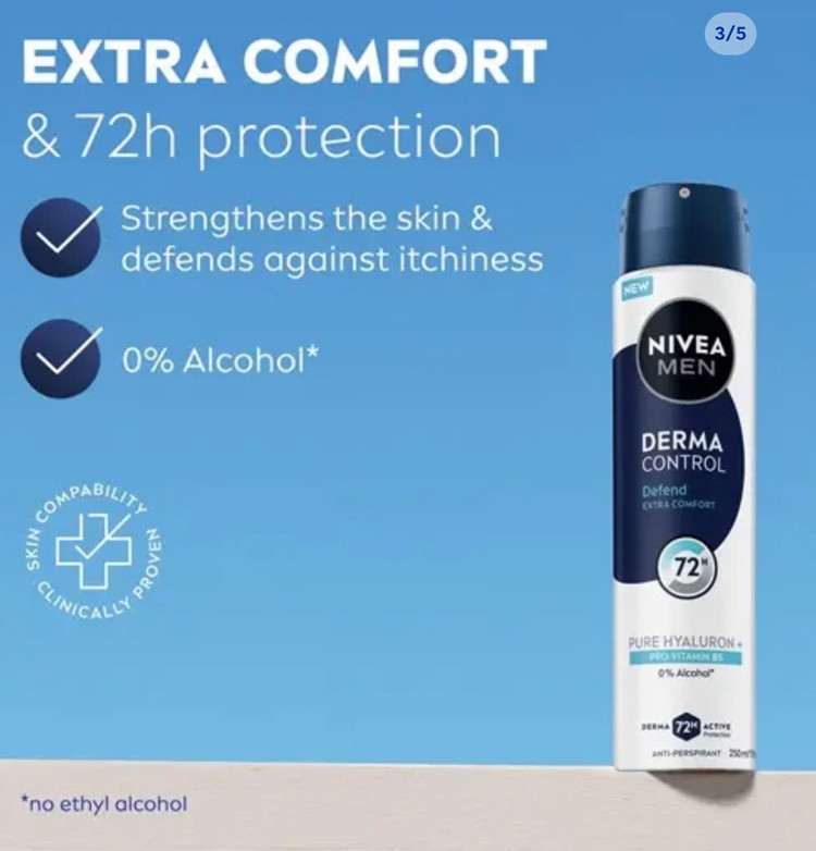 اسپری بدن نیوآ مدل Derma Control حجم 150 میلیلیتر